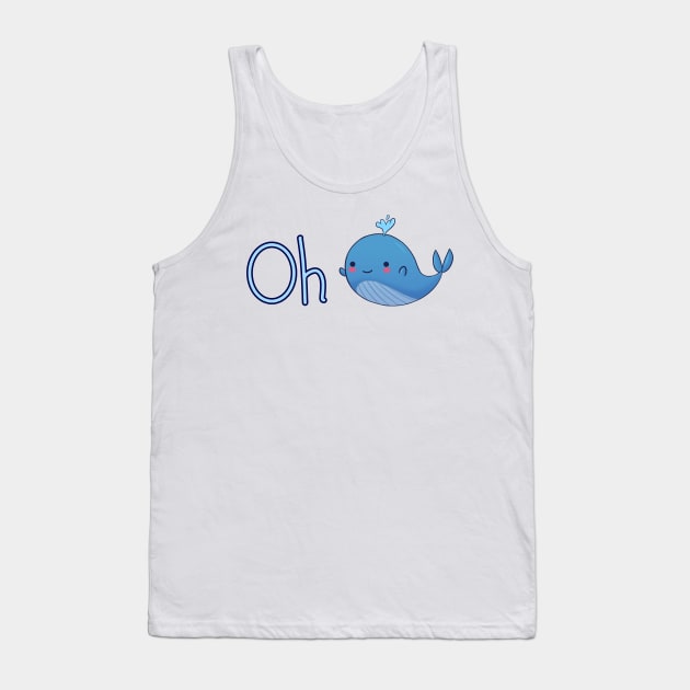 Oh Whale Tank Top by ColonelBaconBits